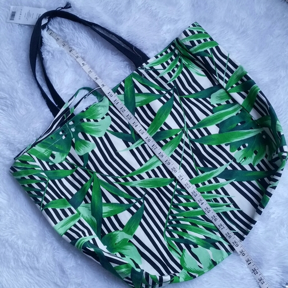 Palm Tree Canvas Tote Bag - Picture 7 of 8